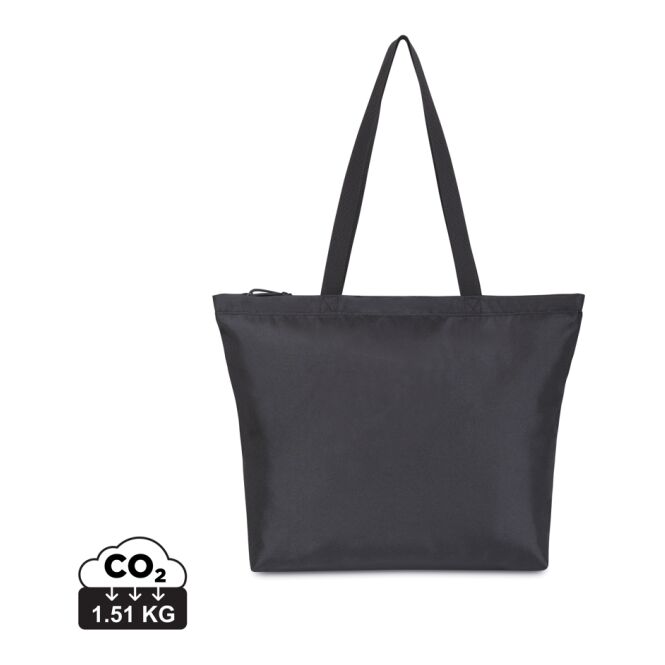 Werbeartikel Renew AWARE rPET Tasche – schwarz – mit individuellem Logodruck nachhaltiger Jutebeutel für nachhaltige Firmen-Events