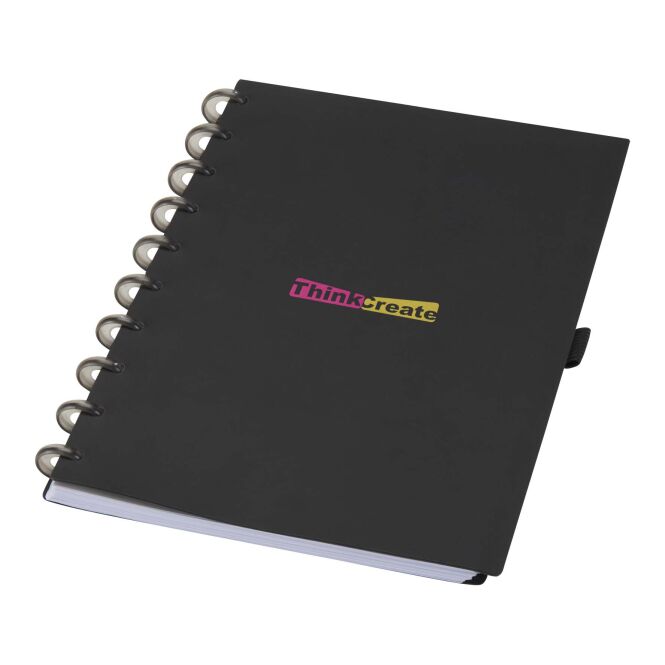 Werbeartikel SMART Planer mit Express-Logoprägung – 25,4x19 cm – Schwarz – recycelbares Organisationstool für Büro und Business
