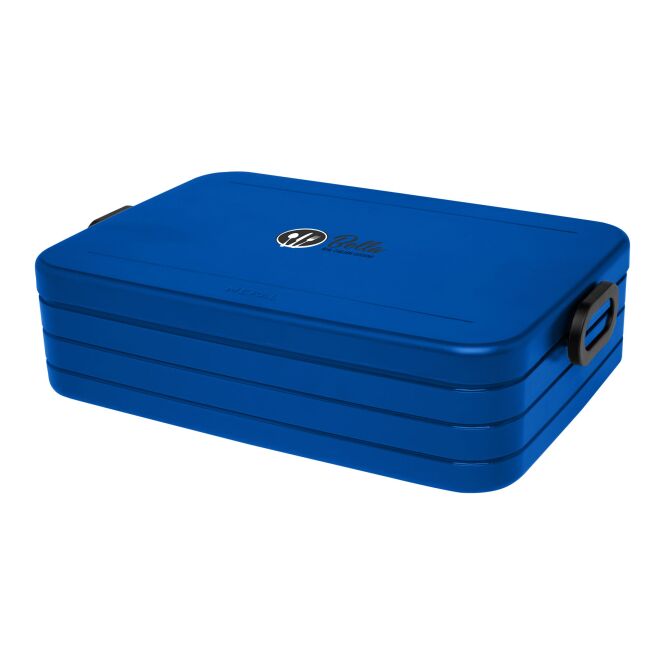 Mitarbeitergeschenk Lunchbox Mepal Take-a-break – vivid blue – mit 48h Express-Druck 1,5L BPA-frei Brotdose für den Firmenauftritt