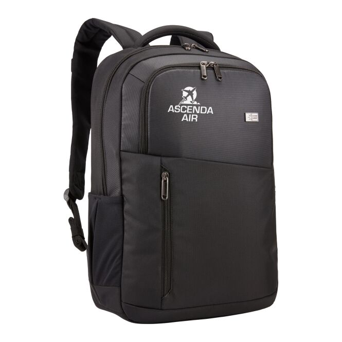 Kundengeschenk Propel Laptop-Rucksack 15,6 Zoll mit Express-Logodruck – Schwarz – hochwertiges Business-Accessoire für Mitarbeiter