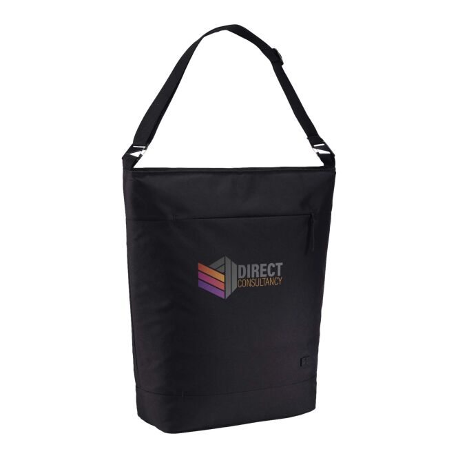 Mitarbeitergeschenk Case Logic Invigo Rucksack mit Express-Logodruck – 15,6 Zoll Laptop-Fach – Schwarz – funktionale Business-Tasche