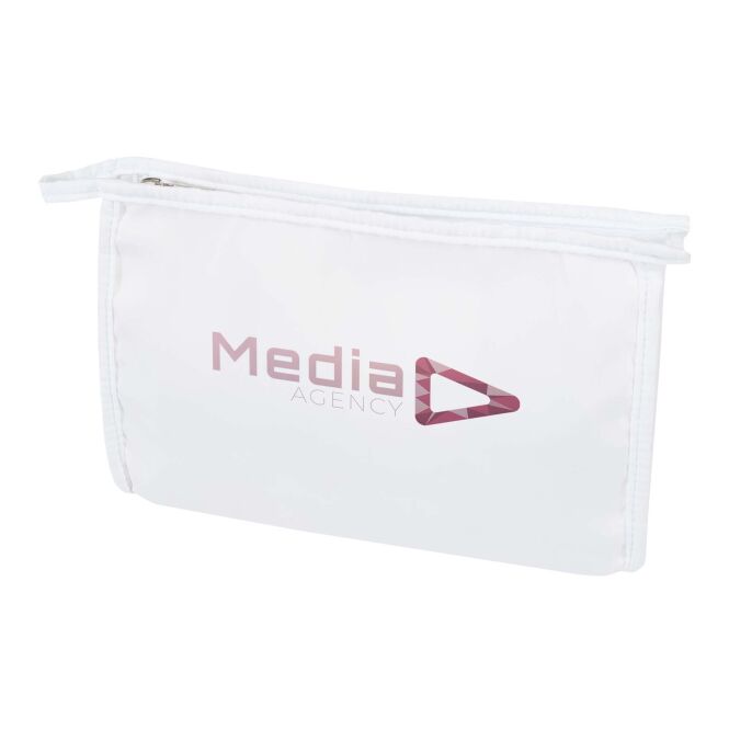 Mitarbeitergeschenk Tasche Muse – offwhite – mit 48h Express-Logodruck aus 100% GRS recyceltem Polyester nachhaltiges Accessoire
