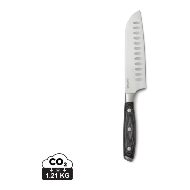 Firmengeschenk Kaiser Santokumesser mit Lasergravur – Stahl – hochwertiges Küchenwerkzeug für Gastronomie und professionelle Küche