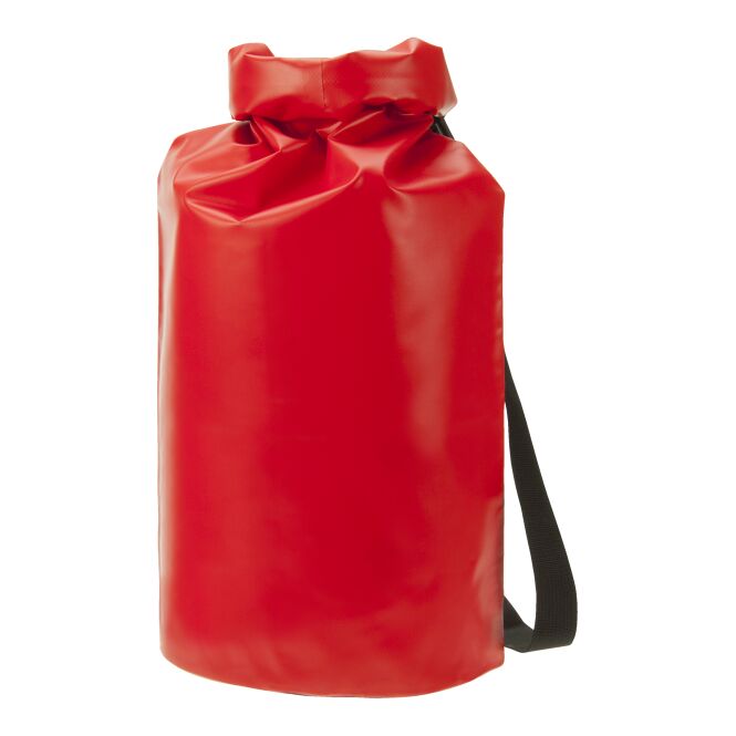 Werbeartikel Seesack Halfar Drybag SPLASH – rot – mit Logodruck, wasserdichter Drybag für Festivals & Events