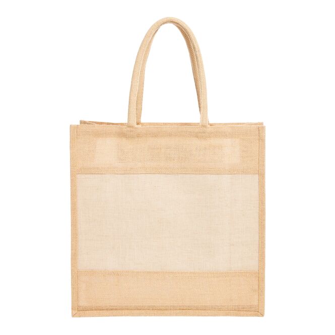 Werbeartikel Shopper Native mit Logodruck – Hellgrau – robuster Organizer für Konferenzen und Business