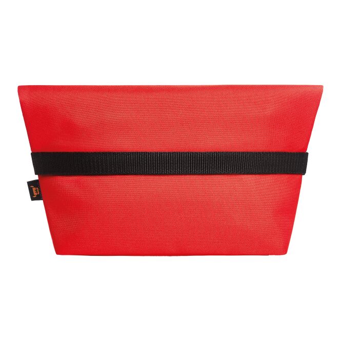 Werbeartikel Thermobag FLOW mit Logodruck – Rot – gepolsterte Kühltasche mit Reißverschluss für Firmen und Events