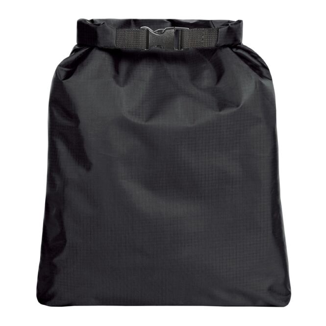 Firmenpräsent Drybag SAFE 6 L mit Logodruck – Schwarz – multifunktionale Sport-Reisetasche mit Rucksackfunktion für Messen & Events