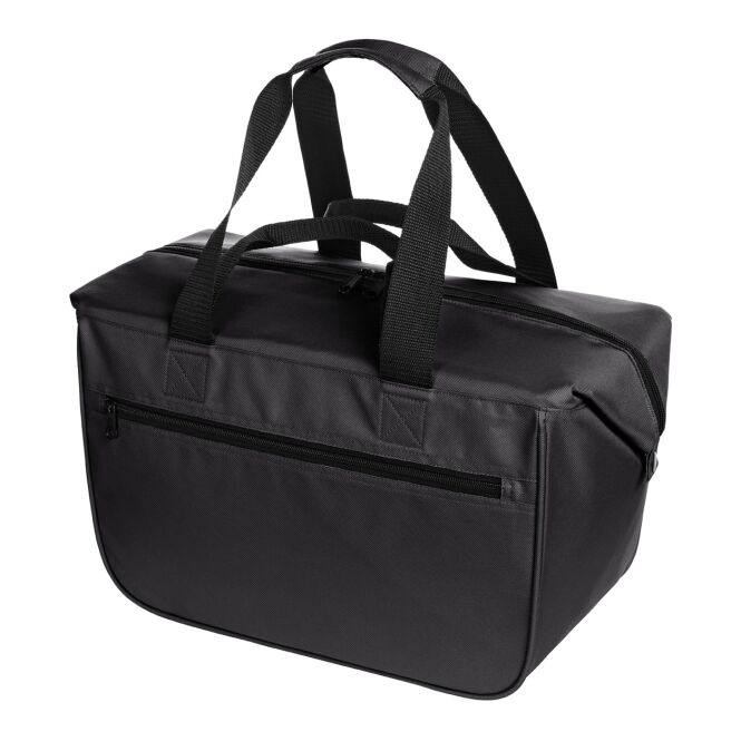 Werbeartikel Kühlshopper Softbasket mit Logodruck – Schwarz – flexibler Kühlkorb für Firmen und Messen