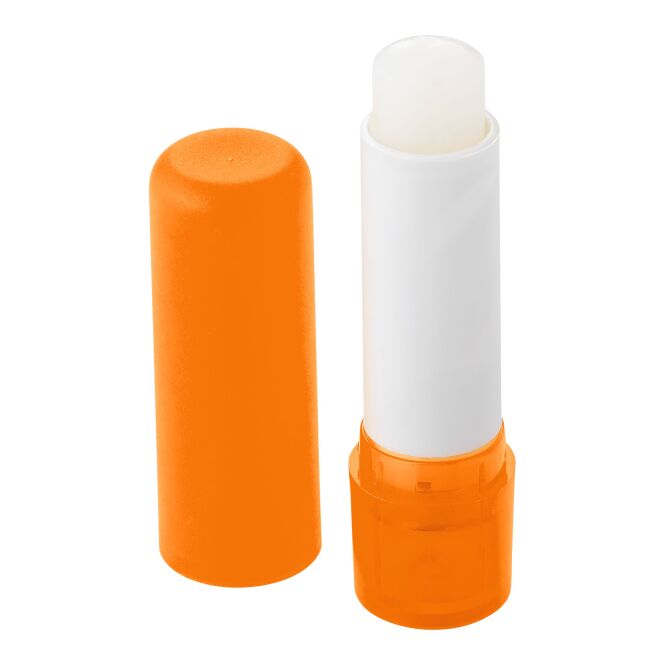 Werbeartikel Lippenpflegestift Deale mit Express-Druck – Orange – feuchtigkeitsspendendes Pflegeprodukt für Firmen und Messen
