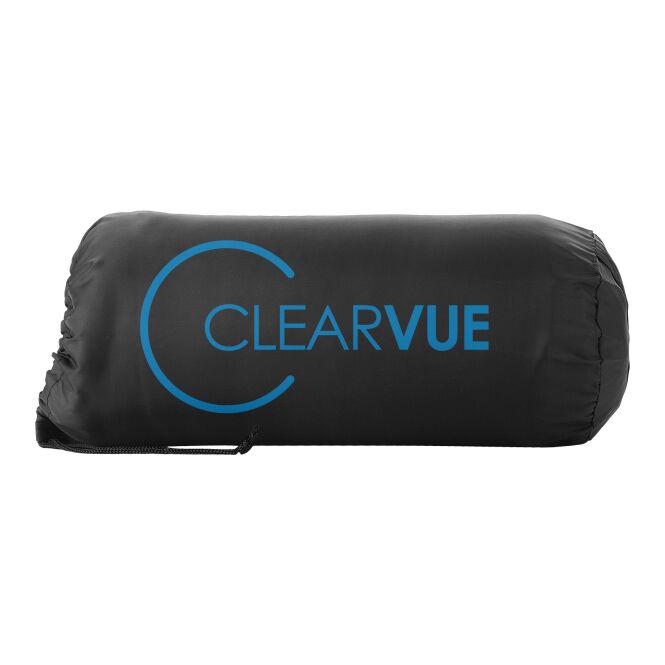 Kundengeschenk Huggy Fleecedecke – navy – bestickt 48h Express-Stickerei 150x120cm für Teamevents aus wärmendem Polarfleece im Beutel