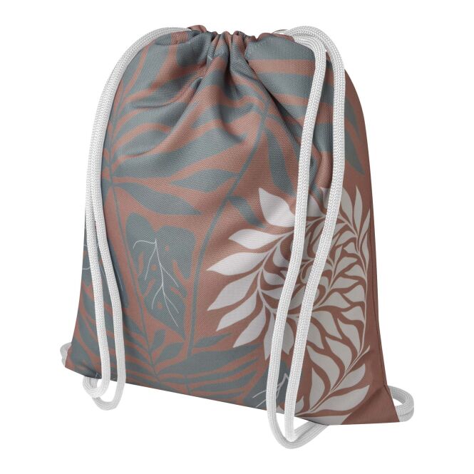 Werbeartikel Clif RPET Sportbeutel mit Express-Sublimation – Weiß – nachhaltige Tasche aus recyceltem Polyester für Firmen und Events