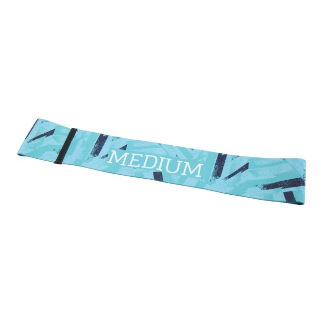 48h Express-Druck Werbeartikel Sublimation Fitnessband – mittel – weiß  – mit Logo bedruckt