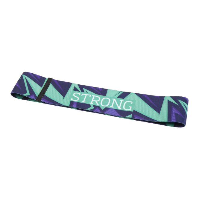 48h Express-Druck Werbeartikel Sublimation Fitnessband – stark – weiß  – mit Logo bedruckt