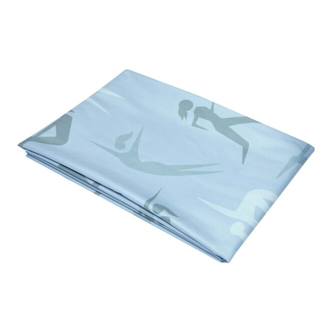 Werbeartikel Daisy Handtuch 70x140 cm mit Express-Sublimation – Weiß – schnell trocknende Mikrofaser für Sport und Wellness