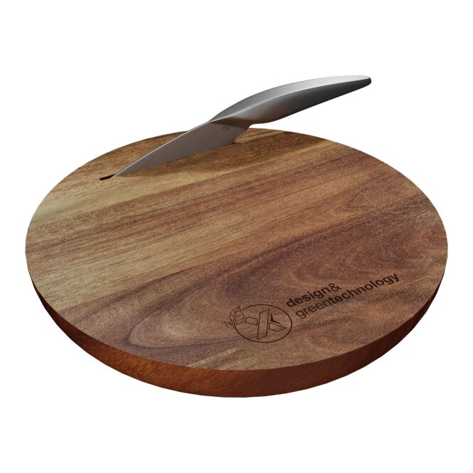 Firmengeschenk SCX.design K03 Schneidebrett mit Express-Gravur – Natur – hochwertiges Küchenutensil für Kunden und Mitarbeiter