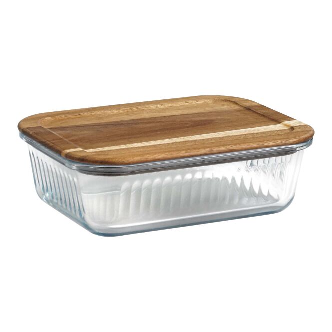Firmengeschenk Lunchbox Citizen Green Purlunch – weiss – mit 48h Express-Druck aus 1000ml Borosilikatglas, Brotdose für Mitarbeiter