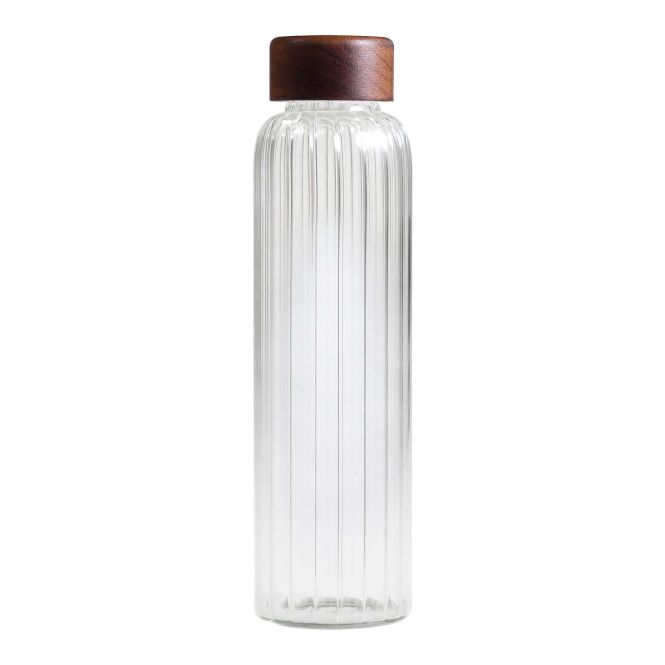 Mitarbeitergeschenk Trinkflasche Citizen Green Purflow – weiss – mit 48h Express-Druck 500ml Borosilikatglas nachhaltiger Behälter