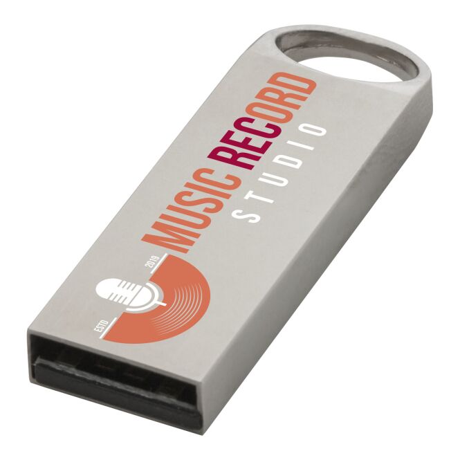 Werbeartikel Metall USB 3.0 Stick mit Express-Gravur – Silber – kompakter Datenträger für Firmen
