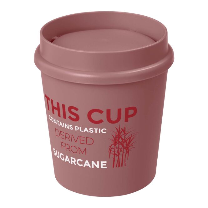 Werbeartikel Americano Switch Renew 200 ml mit Logodruck – Rosa – nachhaltiger Mehrwegbecher für Firmen und Büro