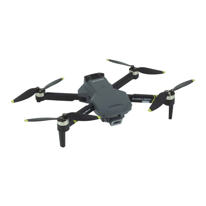 Firmengeschenk Prixton Delta Drohne mit Express-Logodruck – Kollisionssensor – Schwarz – technisches Gadget für Unternehmen und Events