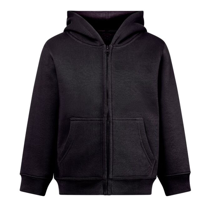 Firmenkleidung Kinderjacke THC AMSTERDAM – schwarz – mit hochwertigem Stick aus nachhaltiger Bio-Baumwolle und recyceltem Polyester Gr. 12