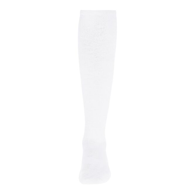 Werbeartikel THC RUN WH Sportsocken mit Logodruck – Weiß – Funktionssocken für den Sporteinsatz in Unternehmen