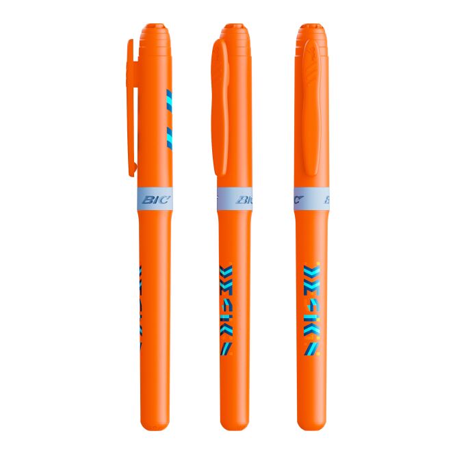 Werbeartikel BiC Brite Liner Grip mit Logodruck – Orange – Leuchtmarker für Büro und Messen