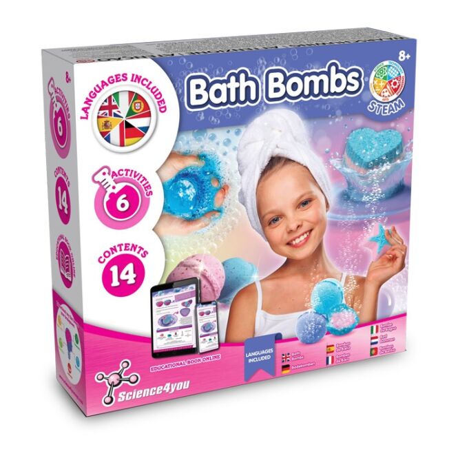 Werbeartikel Bath Bombs Kit mit Logosticker – Gemischt – Kreativset für Firmen-Events und entspannende Kundenpräsente