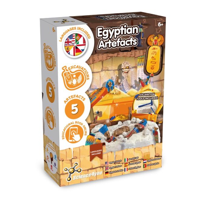 Werbeartikel Ausgrabungsset Ägypten mit Logodruck – Gemischt – Lernspiel für Firmen-Events und Kongresse
