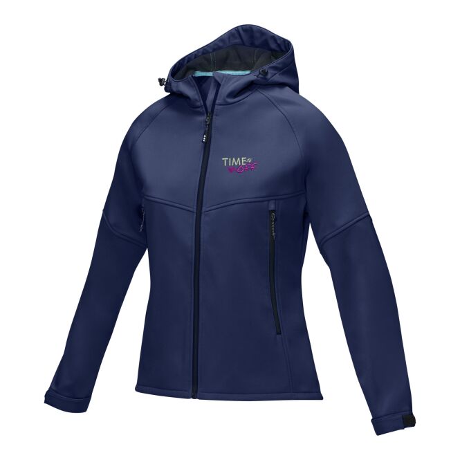 Corporate Fashion Softshelljacke Coltan – navy – bestickt 48h Express-Druck nachhaltig Gr. S