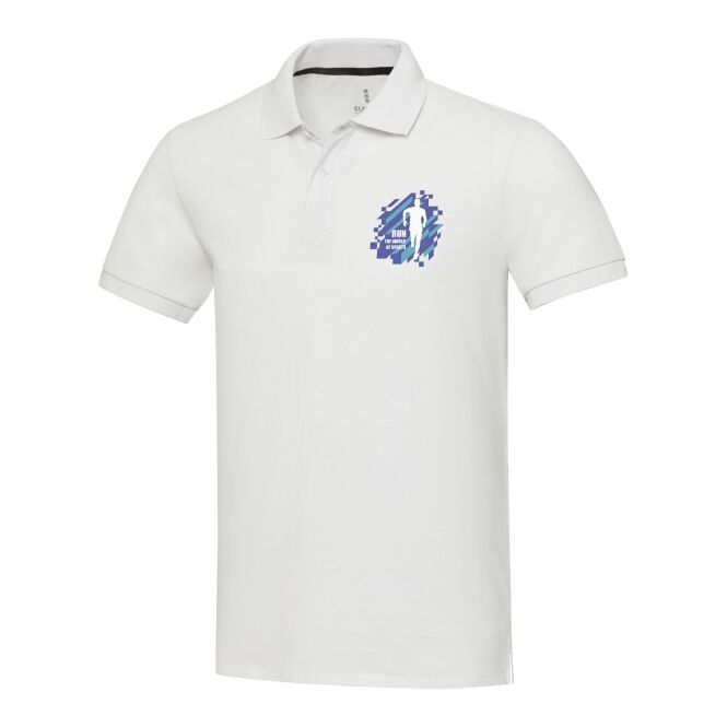 Corporate Fashion Emerald Polo Unisex – weiß – mit hochwertigem Stick 48h Express-Druck nachhaltig Gr. XXL