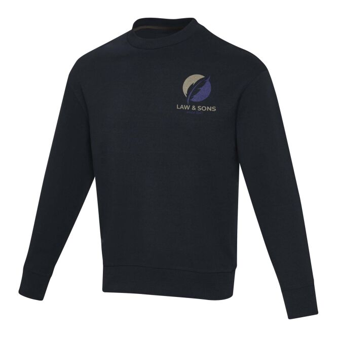 Corporate Fashion Jet Aware Pullover – navy – mit hochwertigem Stick 48h Express-Druck nachhaltig Gr. L