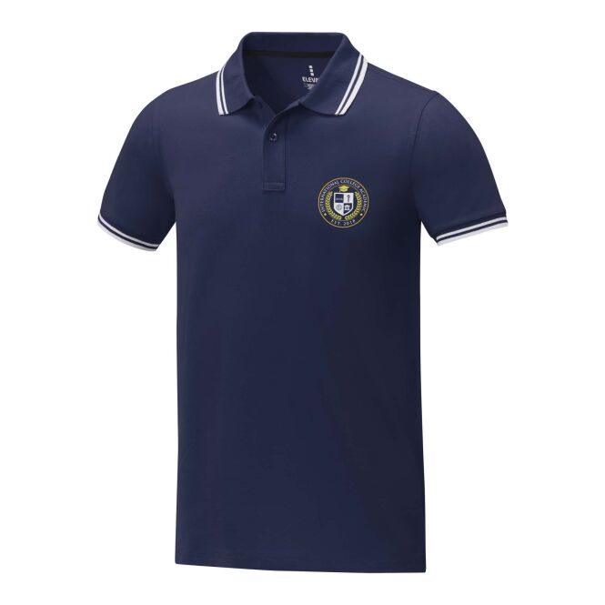 Corporate Fashion Amarago Polo – navy – mit hochwertigem Stick 48h Express-Druck Gr. M
