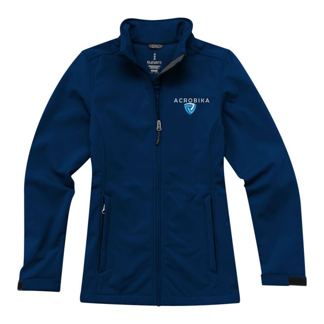 Corporate Fashion Maxson Damen Softshell Jacke – navy – bestickt 48h Express-Druck Gr. L