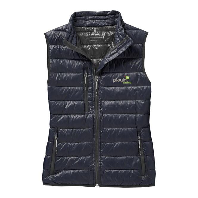 Corporate Fashion Fairview Daunen-Bodywarmer – navy – mit hochwertigem Stick 48h Express-Druck Gr. M