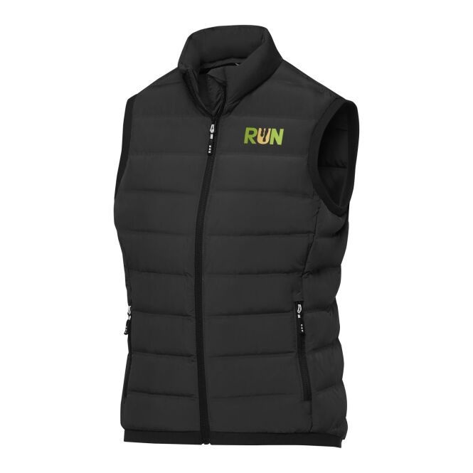 Corporate Fashion Caltha Daunen-Weste – schwarz – mit nachhaltigem Stick 48h Express-Druck Gr. XXL