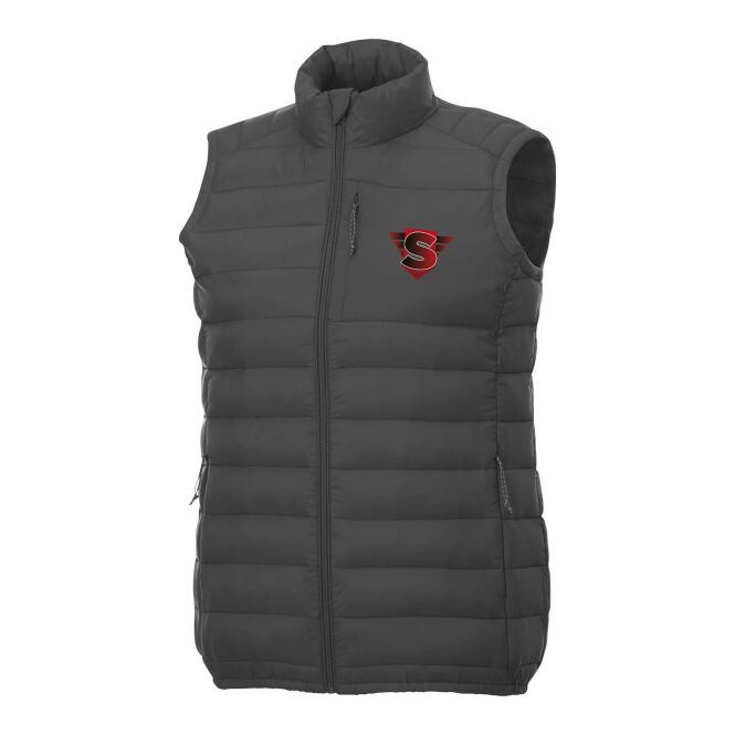 Corporate Fashion Pallas Bodywarmer – storm grey – mit hochwertigem Stick 48h Express-Druck nachhaltig Gr. M