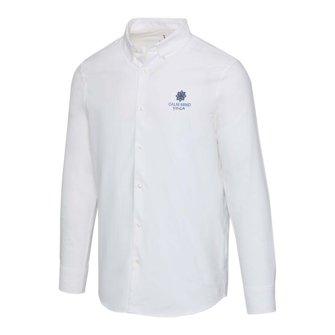 Corporate Fashion Sphene Oxford Hemd – weiss – mit hochwertigem Stick 48h Express-Druck nachhaltig Gr. M