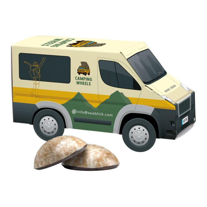Mitarbeiter-Weihnachtsgeschenk 3D Transporter mit Logodruck – Werbeverpackung für Firmenpräsente