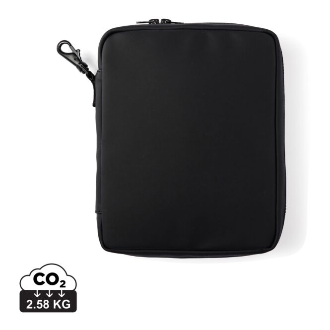Kundengeschenk VINGA Baltimore Organizer – schwarz – mit Logo bedruckt für Messen & Promotion