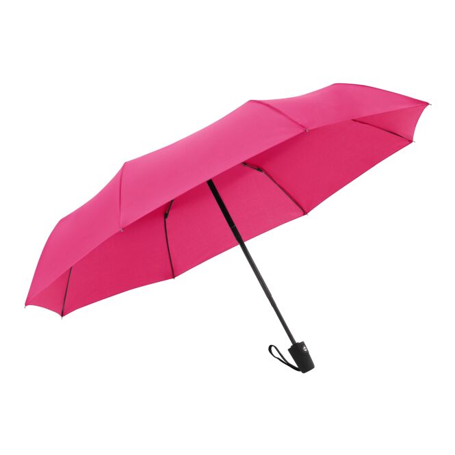 Werbeartikel Automatikschirm doppler Hit Magic – pink – mit individuellem Logodruck sturmfest mit Auf/Zu-Automatik für herbstliche Promotion
