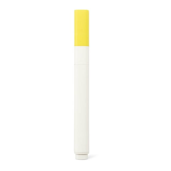 Werbeartikel Textmarker HARRISON – gelb – mit Logo bedruckt 120 x 12 mm für den Büroalltag