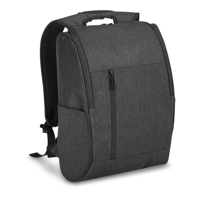 Mitarbeitergeschenk Laptop-Rucksack Lunar mit Logodruck – Dunkelgrau – 15,6 Zoll Business-Tasche für Büro und Dienstreisen