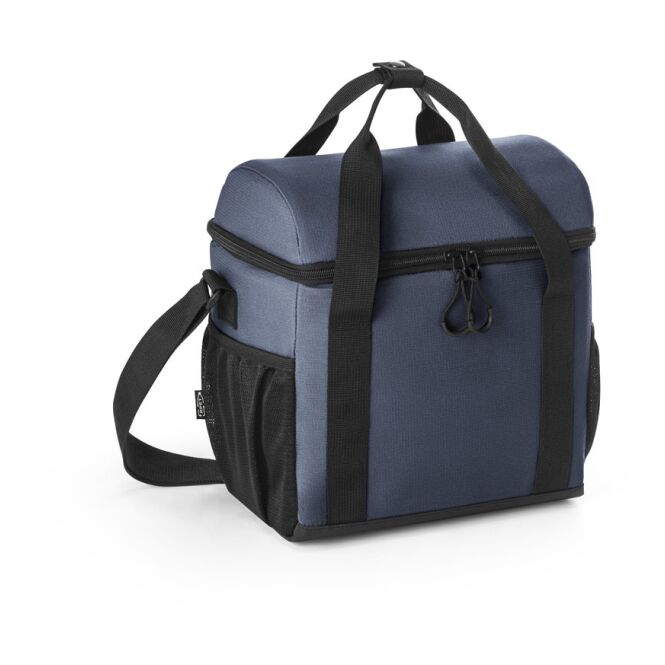 Werbeartikel Kühltasche Roma M mit Logodruck – Blau – 260x290x160 mm 11 Liter Isolierbox für Events und Firmenkühlung