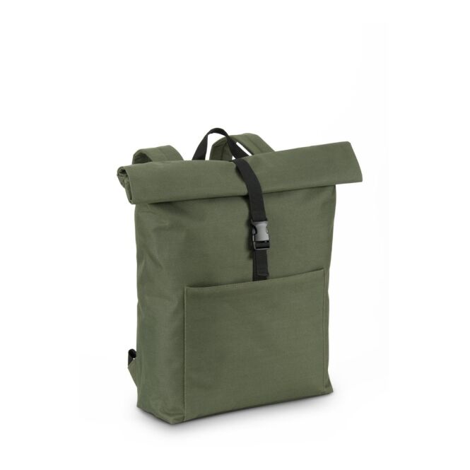 Mitarbeitergeschenk ATENAS Laptop-Rucksack mit Digital Transferdruck – 320x440x130 mm – Dunkelgrün – funktionaler Business-Rucksack für Firmen