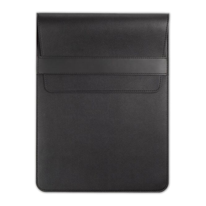 Werbeartikel Venture Notebook Schutzhülle für 14 Zoll Laptops mit Logodruck – Schwarz – hochwertiges Office Accessoire für Firmen