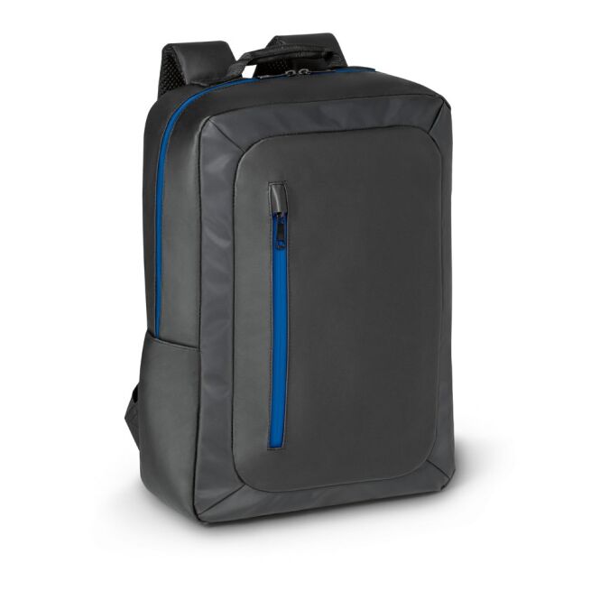 Mitarbeitergeschenk OSASCO Rucksack mit Logodruck – 280x400x110 mm – Königsblau – wasserdichter Laptop-Rucksack für Business und Messen