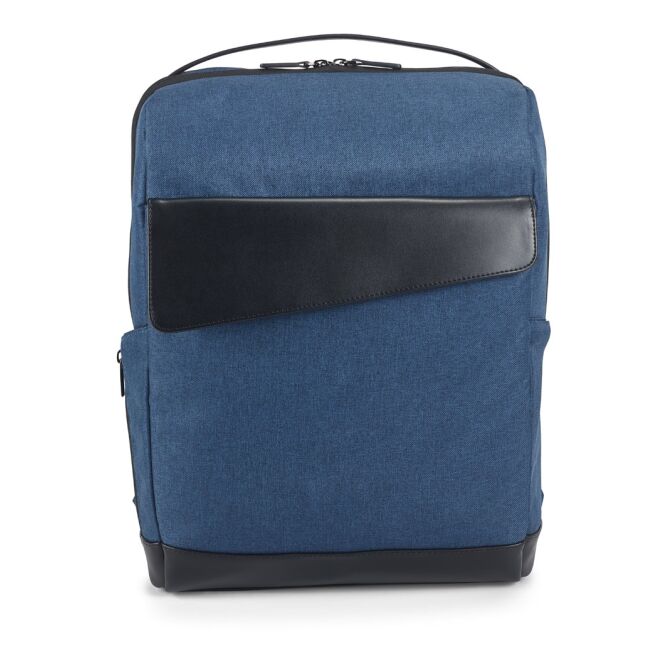 Mitarbeitergeschenk Motion Backpack mit Logodruck – 410x330x150 mm – Blau – Business Rucksack für Laptop und Büro