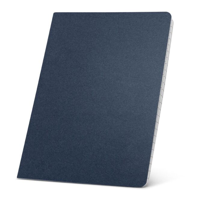 Werbeartikel ECOWN Notizbuch A5 – blau – mit Logo bedruckt nachhaltig 140x210 mm für den Büroalltag