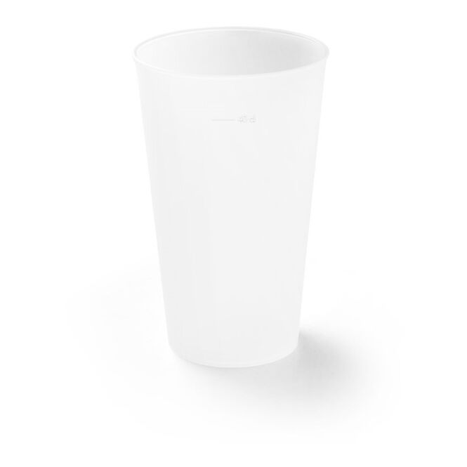Werbeartikel KANE PP-Festivalbecher 500 ml mit Logodruck – Transparent – robuster Kunststoffbecher für Events und Gastronomie